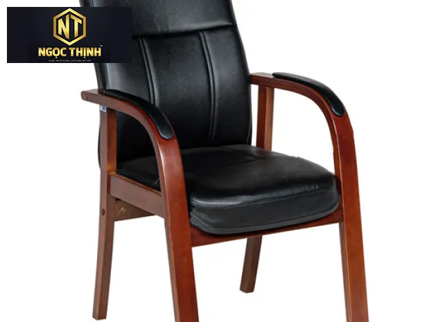 Ghế họp cao cấp khung sơn gỗ tự nhiên chân tĩnh GH13 Ghế họp cao cấp khung sơn gỗ tự nhiên chân tĩnh GH13